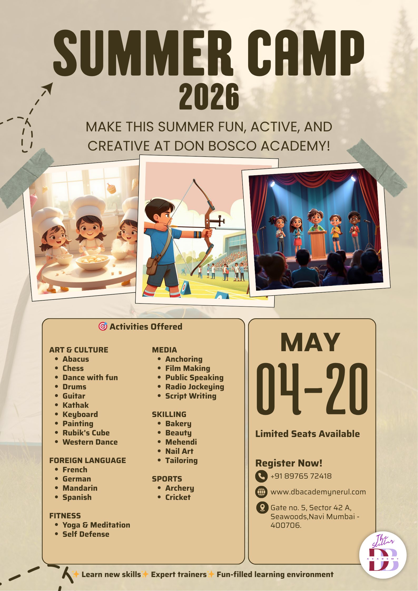 SUMMER CAMP May 2026
