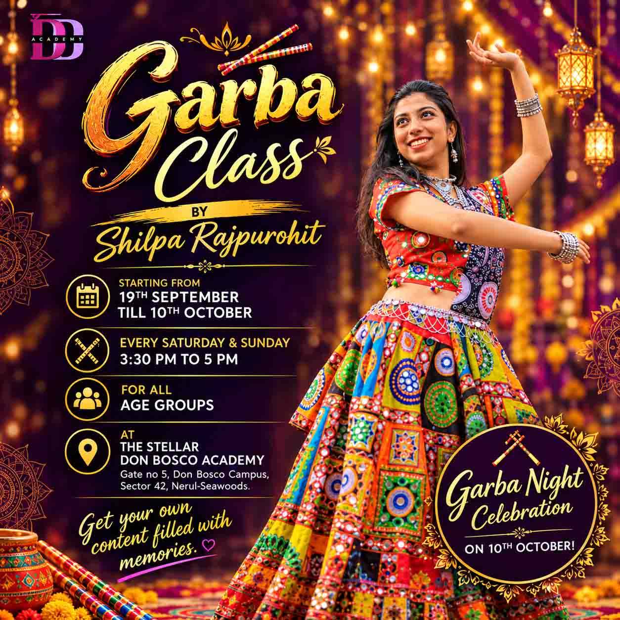 Let the colours, beats & twirls take over!